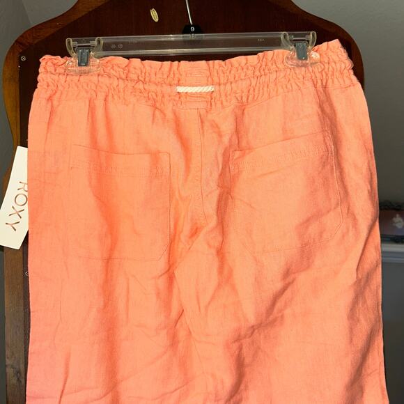 NWT Roxy Oceanside beach pant coral color women’s size 4 - Picture 8 of 10